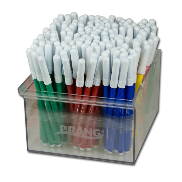 Prang Classic Art Markers, Fine Tip, 12 Colors, PK144
